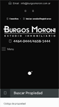 Mobile Screenshot of burgosmoroni.com.ar